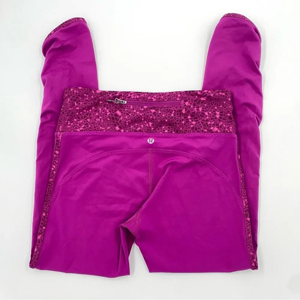 Lululemon Real Quick Tight Regal Plum Size 6‎ Leggings